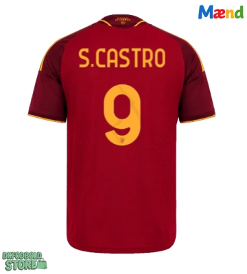 AS Roma Santiago Castro #9 Replika Hjemmebanetrøje 2026-27 Kortærmet